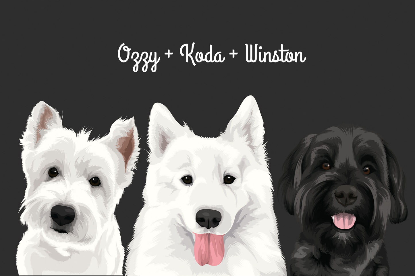 Custom Digital Pet Portrait