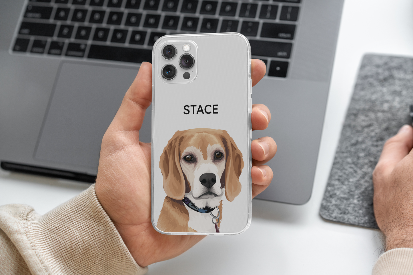 Custom Pet Portrait Phone Case - Available for Samsung & iPhone