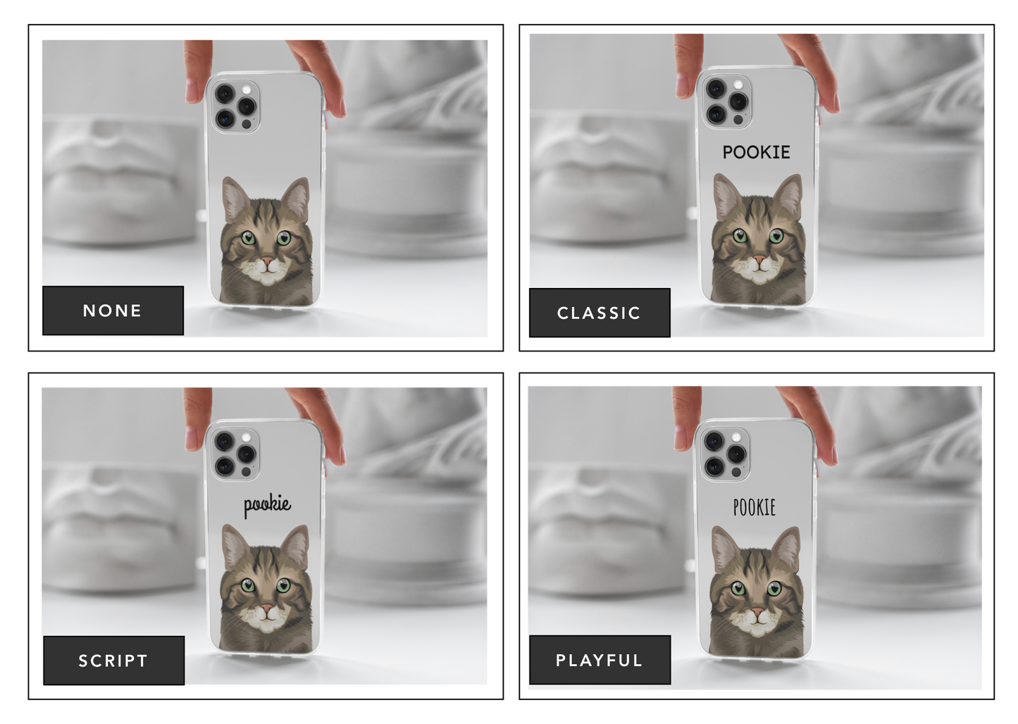 Custom Pet Portrait Phone Case - Available for Samsung & iPhone