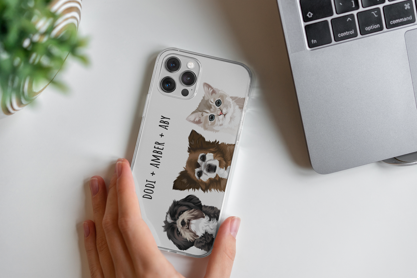 Custom Pet Portrait Phone Case - Available for Samsung & iPhone