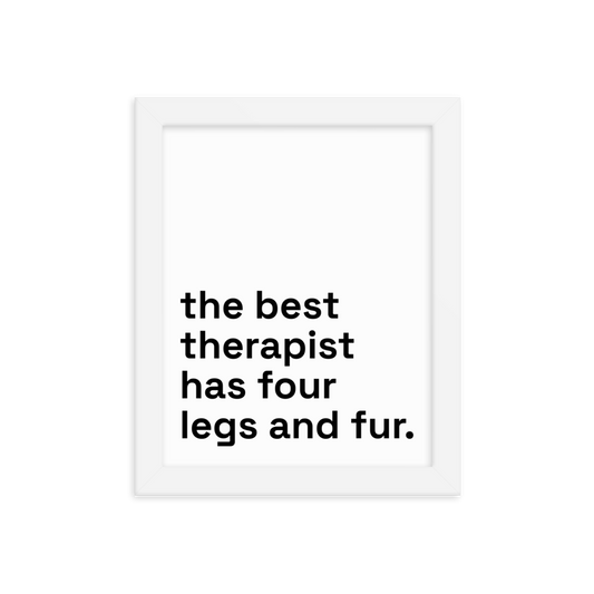 The Best Therapist Has Four Legs And Fur.